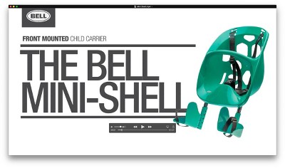 Bell mini shell clearance front child carrier installation