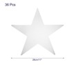 Unique Bargains Decor Material Colorful Cardboard Five Star Cutouts - 2 of 3