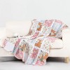 Greenland Home Everly Shabby Chic Quilted  Premium Quality All Season Throw Blanket 50x60inch - 2 of 4
