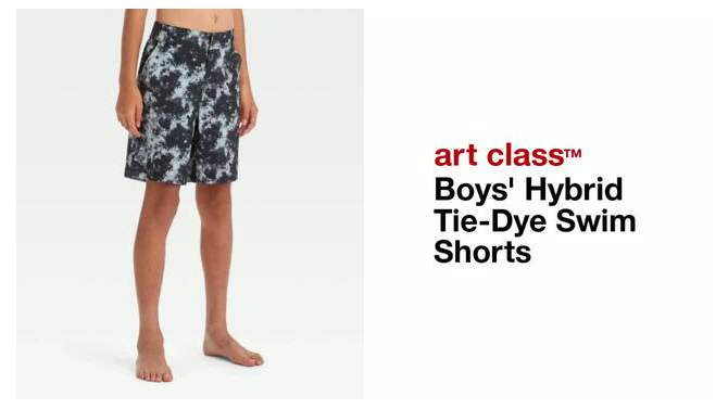 Boys&#39; Hybrid Tie-Dye Swim Shorts - art class&#8482;, 2 of 5, play video