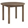 42-Inch Round Dining Table for 4, Mid-Century Modern Kitchen and Living Room Table with Solid Wood Legs, Easy Assembly - 2 of 4