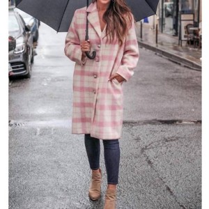 Women's Cover Girl Plaid Coat - Jess Lea - 1 of 2