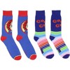 Child's Play Chucky Adult Good Guys 2 Pair Crew Socks For Men And Women - 3 of 4