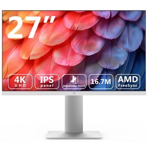 Z-EDGE 27" 4K IPS Monitor, UHD (3840x2160), 16.7 Million Colors, FreeSync, with Adjustable Stand, HDMI & DisplayPort - 1 of 4
