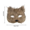 Unique Bargains Long-haired Foxes Party Mask 1 Pc - 2 of 4