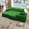 SYFERLORY 140.5" Cloud Sectional Couch with U-Shape Chaise,Modern Modular Sofa - 4 of 4
