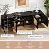 Tribesigns 70.9" TV Stand, Wood Entertainment Center with 6-Tier Storage Shelf, Media Console Television Stands Cabinet for TVs Up to 80 Inches - 4 of 4