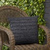 Saro Lifestyle Outdoor Zen Raffia Poly Filled Throw Pillow - 3 of 3