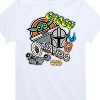 Boys' - The Mandalorian - Mando Grogu Stickers Short Sleeve Graphic T-Shirt - 2 of 4