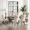 WestinTrends Wordford Velvet Upholstered Tufted Dining Chairs (Set of 6) - 2 of 4