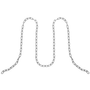 VEVOR Proof Coil Chain,1/8" x 100', 330 lbs Load, Zinc Plated Proof Tested Coil Chain with Two Quick Links, Galvanized Carbon Steel Link Chain,Silver - 1 of 4