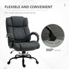 TiramisuBest Big & Tall Executive Office Chair, 485lbs Capacity, Adjustable Height, 360¡ã Swivel, Charcoal Grey - 4 of 4