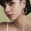 SOHI Women's Crystal Hoop Earrings - 3 of 4