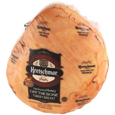 Kretschmar Pan Roasted Honey Off the Bone Turkey Breast - Deli Fresh Sliced - price per lb
