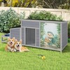 Sandinrayli Outdoor Dog House with Slow Food Bowl - 2 of 4