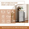 Celebalcony Kitchen Island Cart - 2 of 4