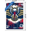Trends International NBA New Orleans Pelicans - Maximalist Logo 23 Framed Wall Poster Prints - 3 of 4