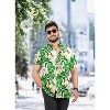 HAPPY BAY Men's Hawaiian Shirt Cruise Pocket Vacation Beach Shirts for Men - 4 of 4
