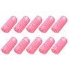 Unique Bargains Plastic Hair Styling DIY Compact Rollers 2.7" x 1.2" Pink 12 Pcs - 3 of 4