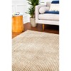 Anji Mountain Zatar Handloom Solid Woven Wool and Jute Area Rug Natural - 3 of 4