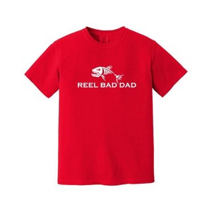 Simply Sage Market Men's Reel Bad Dad Short Sleeve Garment Dyed Tee - 1 of 2