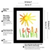 Americanflat 10x12.5 Kids Artwork Picture Frame in Black - Displays 8.5x11 With Mat and 10x12.5 Without Mat - Pack of 2 - 3 of 4