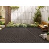 Syemin Carpet Tiles Plastic Composite Deck Tiles 35PCS, Composite Decking Resist Rust for Patios, Balconies, Rooftops, Decks, Gray, 11.8"*11.8"*0.79" - 4 of 4