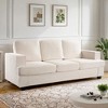 CAVINAS Modern Velvet Loveseat Sofa, Comfortable 2 Seater Couch with Deep Seating and High-Density Foam, Loose Back Cushions, Wide Arms - 4 of 4