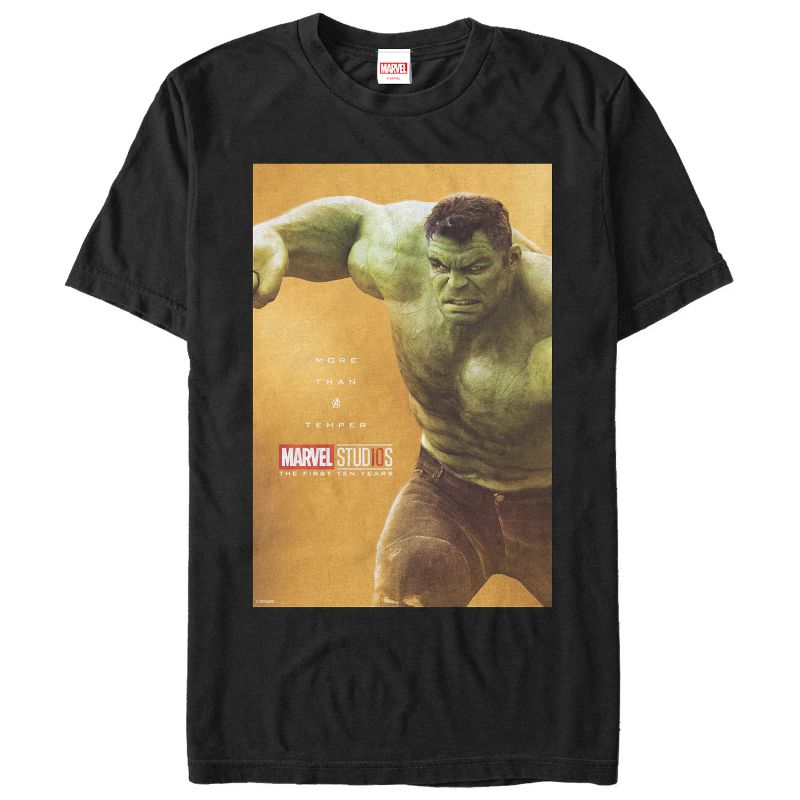Men's Marvel 10 Years Anniversary Hulk T-Shirt, 1 of 5