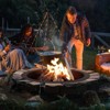 VEVOR Fire Pit Ring, 44-Inch Outer/39-Inch Inner Diameter, 10inch Height 2.5mm Thick Fire Pit Insert, for Outdoor Camping, Bonfires, Black - 2 of 4