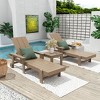WestinTrends Ashore Modern Poly Reclining Chaise Lounge Set with Side Table - 2 of 4