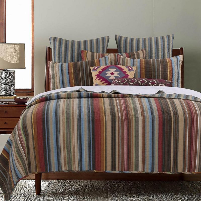 Majestic Durango Stripe Oversized Bonus Bedding Set by Greenland Home Fashions, 1 of 5
