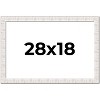 PosterPalooza | Sculpted White Picture Frame - UV Acrylic, Backing Board, Hanging Hardware Included - 2 of 4