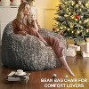 Bean Bag Chair, Faux Fur Bean Bag Chairs for Adults, Kids Bean Bag Couch with Armrest, Soft Foam Filled Fluffy Couch Lazy Sofa Chair - 4 of 4