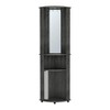 CAVINAS Corner Bar Cabinet,74.4" Tall Freestanding Storage Cabinet with 3 Shelves,Space-Saving Corner Cabinet for Dining Room,Small Spaces - 4 of 4