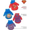 Superman Boys 4 Pack Mittens Set for Winter,  Toddler Boys Ages 2-4 - 2 of 4