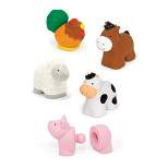 Melissa & Doug Pop Blocs Farm Animals Educational Baby Toy - 10pc