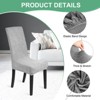 Unique Bargains Waterproof Jacquard Elastic Band Durable Dining Chair Slipcovers - 2 of 4