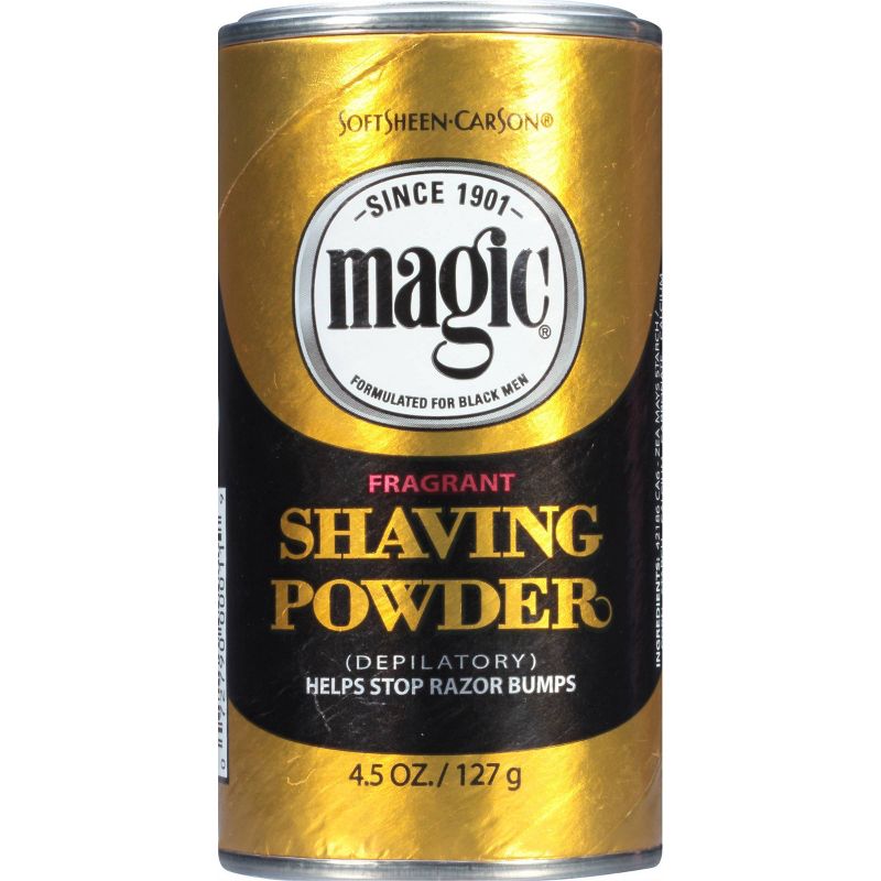 Magic Shaving Powder + Razorless Depilatory with Fragrance for Coarse Textured Beards - 4.5oz, 1 of 7