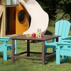 WestinTrends Malibu Kids Outdoor Patio Furniture HDPE 30" Wide Square Dining Table - 2 of 4