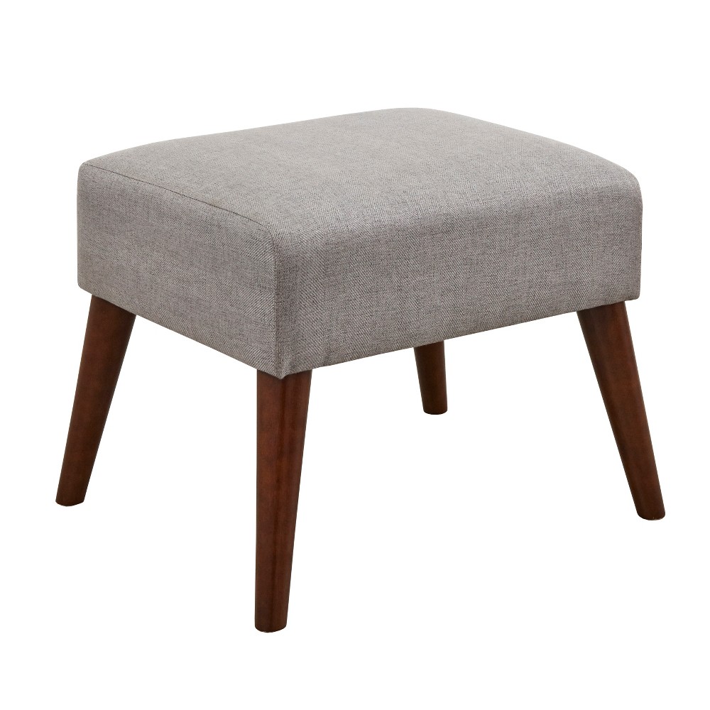 Photos - Pouffe / Bench Jane Ottoman Gray Flannel - angelo:Home