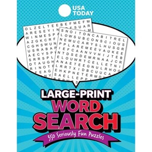 USA Today Large-Print Word Search - (USA Today Puzzles) by  Usa Today (Paperback) - 1 of 1