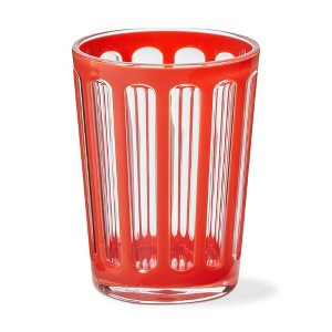 Tag Villa Acrylic Dof Orange Drinkware Glasses - 12oz Capacity, Hand Wash Only, Everyday Use, 3.5" x 3.5" x 4.5" - 1 of 1