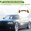 Unique Bargains Roll Bar Grab Grip Handle Holder for Jeep Wrangler 1987-2021 Nylon PVC 4 Pcs - 3 of 4