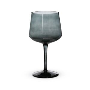 Park Hill Collection Florian Smoke Glass Tall Stemmed Bowl - 1 of 4