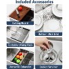 Undermount Kitchen Sink, 23x18 Inch Under Counter Sink, Stainless Steel Ledge Workstation Kitchen Sinks with Built-In Accessories,Kitchen Sink Basin - 4 of 4