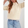 Coolmee Womens Turtleneck Sweaters Casual Long Sleeve Pullover Chunky Knit Jumper Tops - 4 of 4