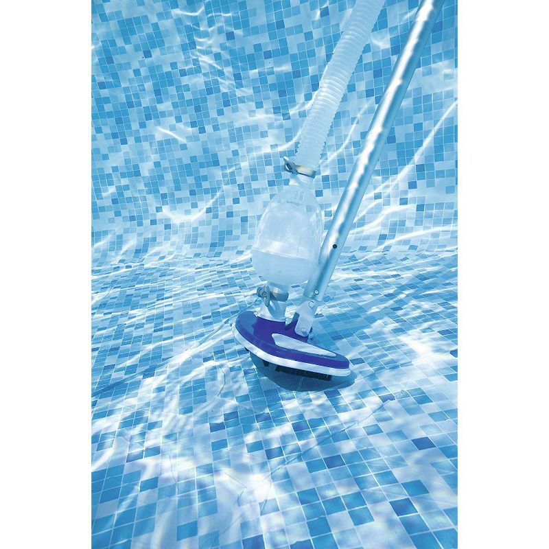 Bestway 58237 Above Ground Pool Cleaning Vacuum, 9-Foot Pole, and Surface Skimmer Maintenance Accessories Kit, 6 of 7