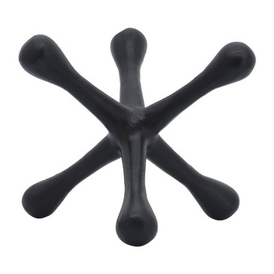 Sagebrook Home Metal Jacks Abstract Sculpture for Room, Bedroom or Office Decor, Aluminum