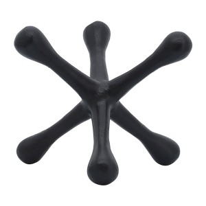Sagebrook Home Metal Jacks Abstract Sculpture for Room, Bedroom or Office Decor, Aluminum - 1 of 4